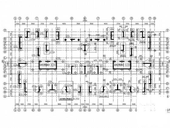 15层剪力墙结构带阁楼住宅结构CAD施工图纸(基础设计等级) - 1