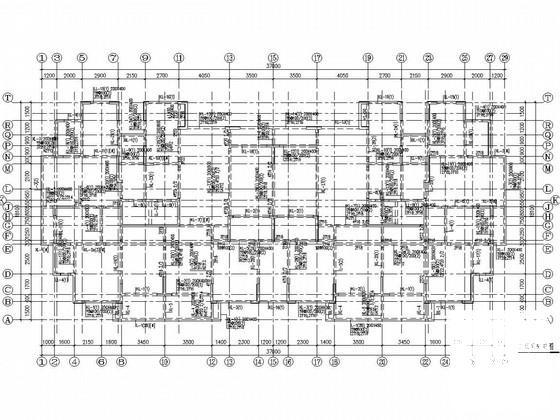 15层剪力墙结构带阁楼住宅结构CAD施工图纸(基础设计等级) - 3