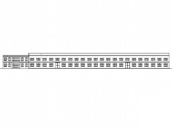 云龙镇]2层工业厂房建筑施工CAD图纸 - 1