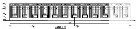 企业单层门式刚架结构厂房建筑施工CAD图纸 - 1