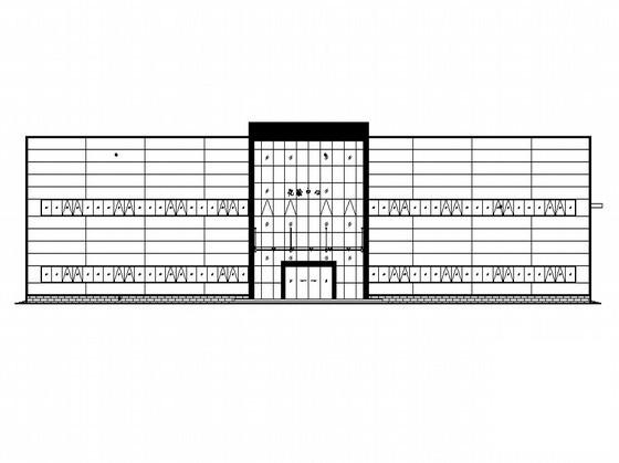 汽车配件钢结构仓库及化验中心建筑施工CAD图纸(铸造车间) - 1