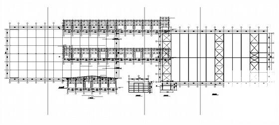 汽车配件钢结构仓库及化验中心建筑施工CAD图纸(铸造车间) - 2