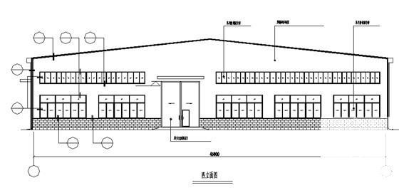 汽车配件钢结构仓库及化验中心建筑施工CAD图纸(铸造车间) - 5