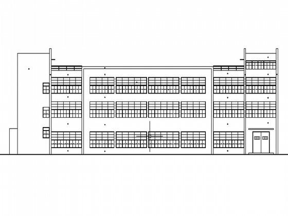 科技公司新建厂区4、5号厂房建筑施工CAD图纸 - 1