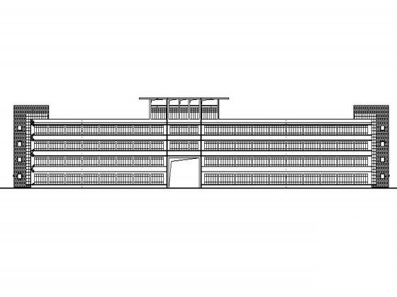 4层厂房建筑施工CAD图纸 - 1