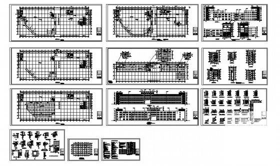 4层厂房建筑施工CAD图纸 - 5