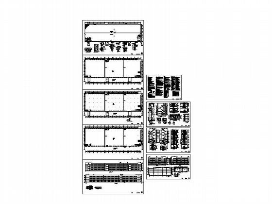 3层框架结构厂房建筑施工CAD图纸 - 4