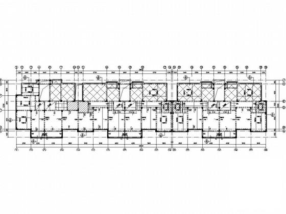 7层框架结构住宅楼结构CAD施工图纸（建筑图纸） - 1