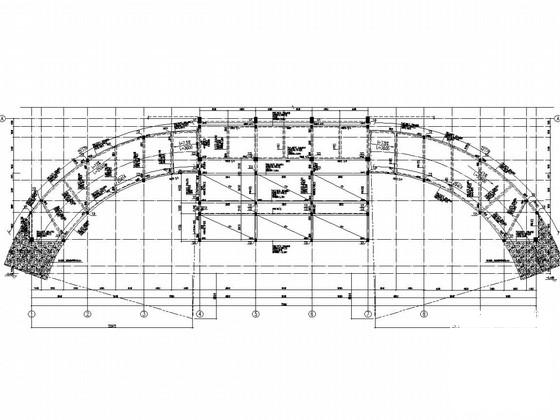 12层框架办公楼结构CAD施工图纸（蜂巢芯密肋楼盖） - 2