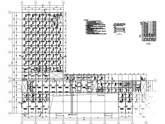 12层框架办公楼结构CAD施工图纸（蜂巢芯密肋楼盖） - 5