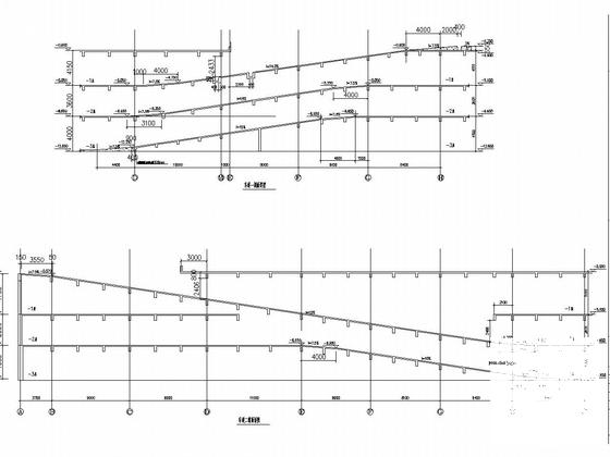 33层框剪核心筒结构商用楼结构CAD施工图纸（裙房带车库） - 4