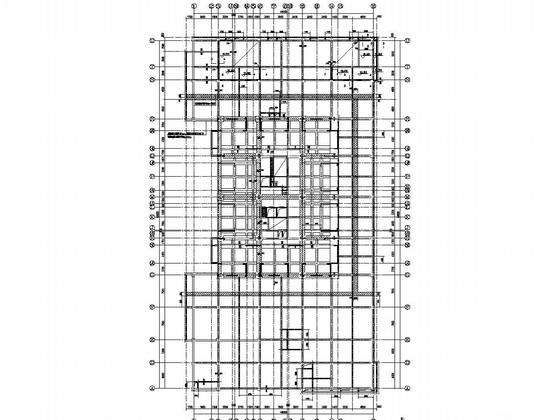 20层部分框支剪力墙结构旧村改造综合楼结构CAD施工图纸 - 4
