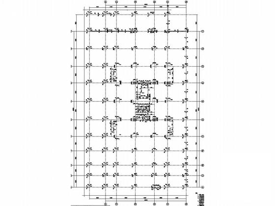 20层部分框支剪力墙结构旧村改造综合楼结构CAD施工图纸 - 5