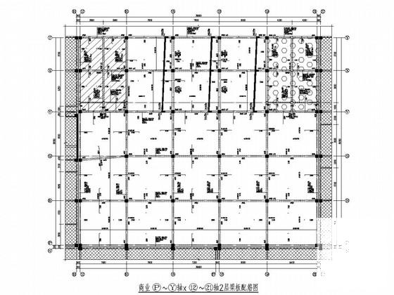 3层框架结构商铺结构CAD施工图纸（回迁房）(人工挖孔桩) - 3