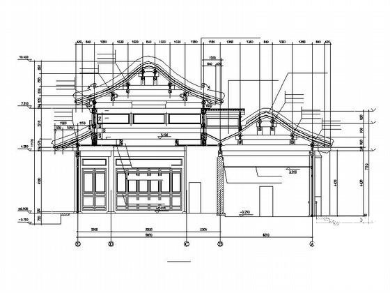 单层戏楼建筑方案设计图纸(平面图) - 2
