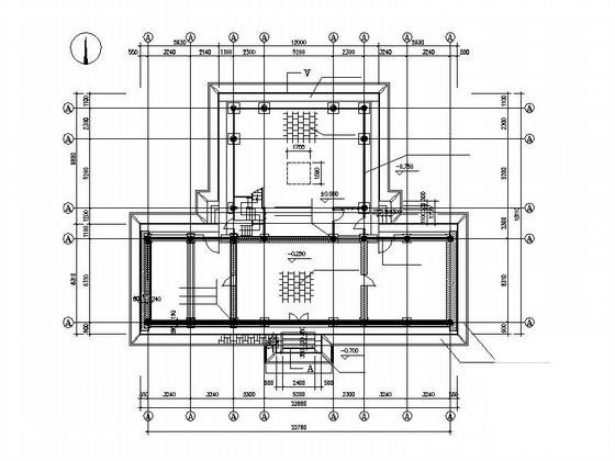 单层戏楼建筑方案设计图纸(平面图) - 3