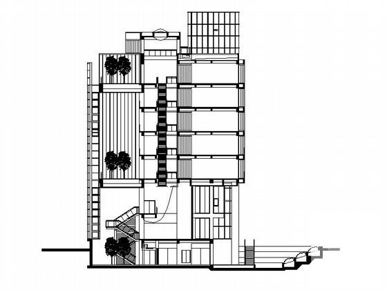 著名大学建筑城规学院教学楼扩建建筑方案设计图纸（实景照片）(总平面图) - 2