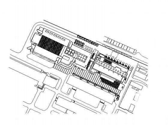 著名大学建筑城规学院教学楼扩建建筑方案设计图纸（实景照片）(总平面图) - 4