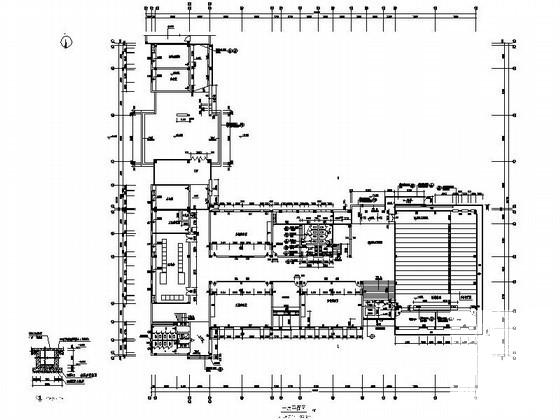 星光学校4层综合楼建筑初步图纸(屋顶构架平面图) - 3