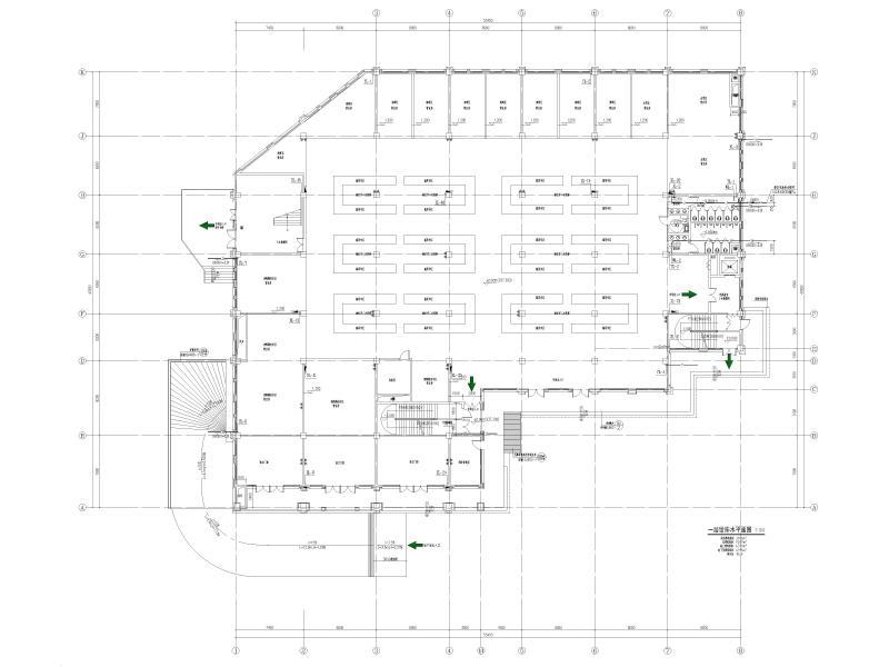 一层给排水平面图