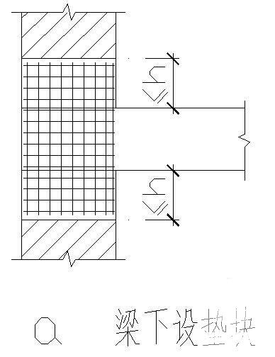 墙柱上搁置钢筋混凝土梁大样节点构造详图纸2个节点 - 2