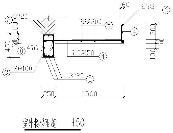 楼梯节点图 - 1