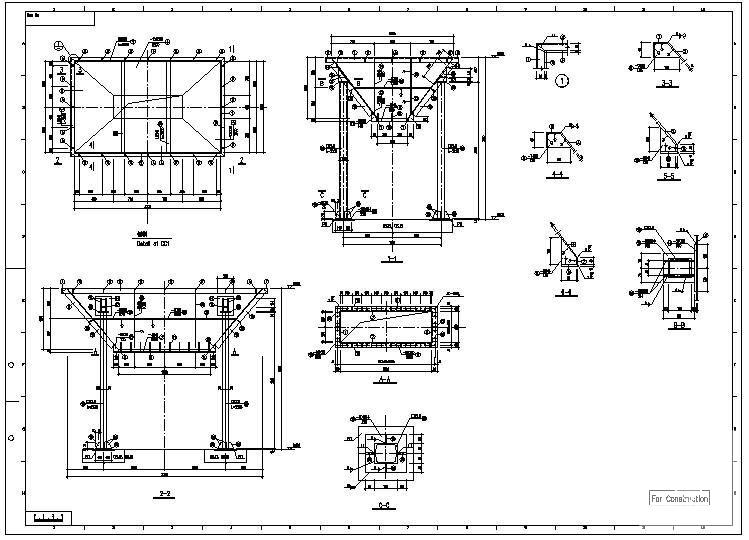 钢仓结构节点图 - 1