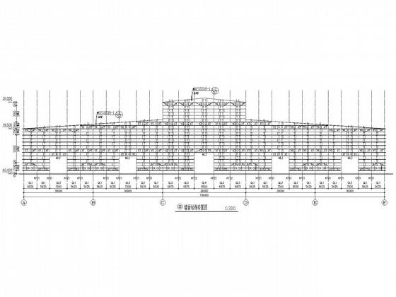 156米跨独立基础门式刚架厂房结构CAD施工图纸(建施) - 3