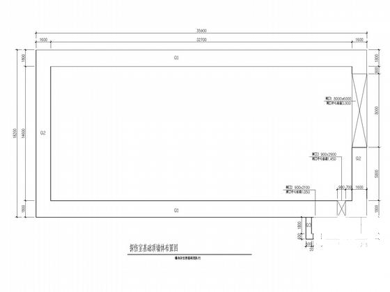 156米跨独立基础门式刚架厂房结构CAD施工图纸(建施) - 4