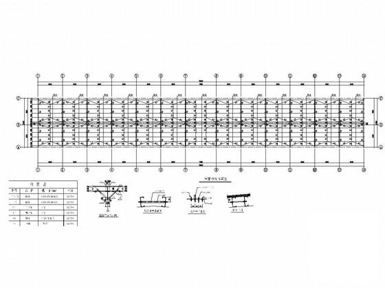 单层钢结构门式刚架厂房结构CAD施工图纸 - 3