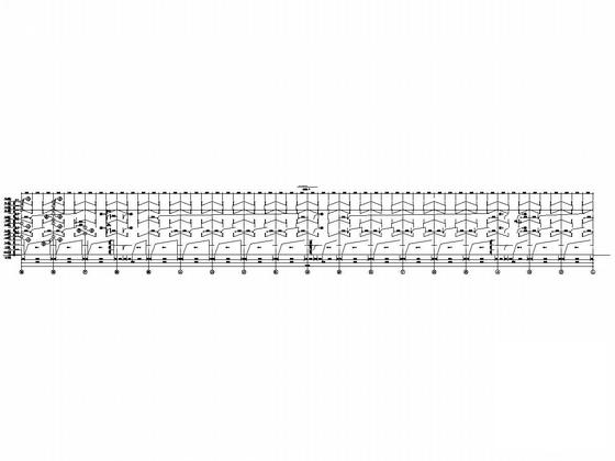3层钢框架结构大型汽车产业园结构CAD施工图纸（建施） - 5