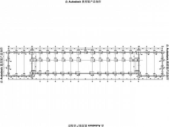 18米跨钢框架加工基地厂房结构CAD施工图纸（独立基础） - 2