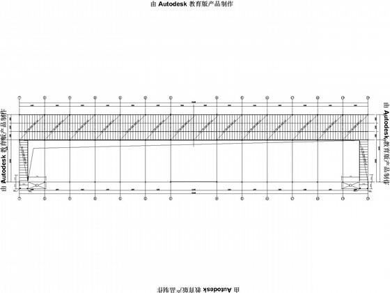 18米跨钢框架加工基地厂房结构CAD施工图纸（独立基础） - 3