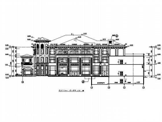 3层豪华商务中心建筑施工CAD图纸 - 5
