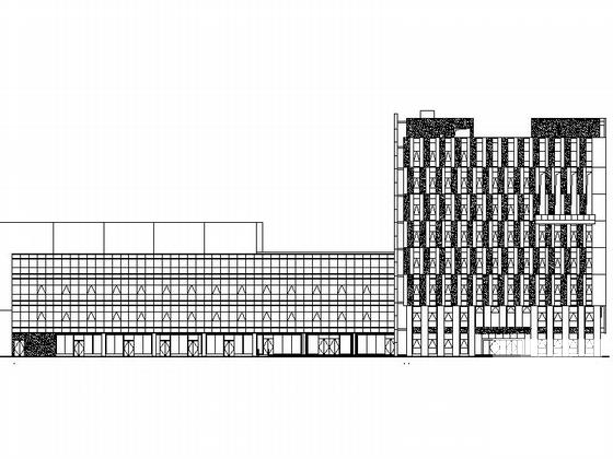 8层现代风格健身中心建筑设计方案设计CAD图纸 - 4