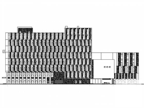 8层现代风格健身中心建筑设计方案设计CAD图纸 - 5