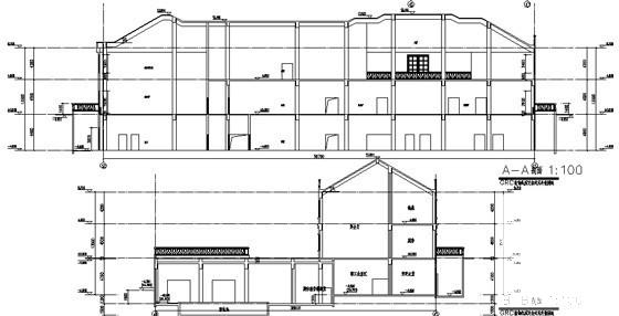 2层新法式售楼会所建筑扩初图纸（框架结构） - 4