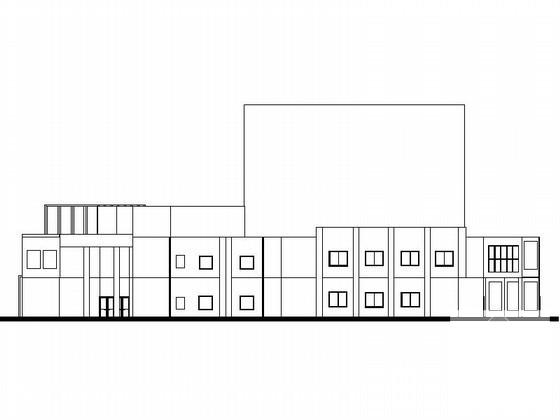 学校3层食堂建筑方案设计图纸(平面图) - 1