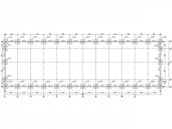 19.5米跨门式刚架仓库结构CAD施工图纸（独立基础） - 3