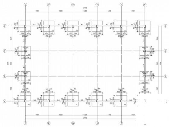 21米跨72米长门式钢架厂房结构CAD施工图纸 - 2
