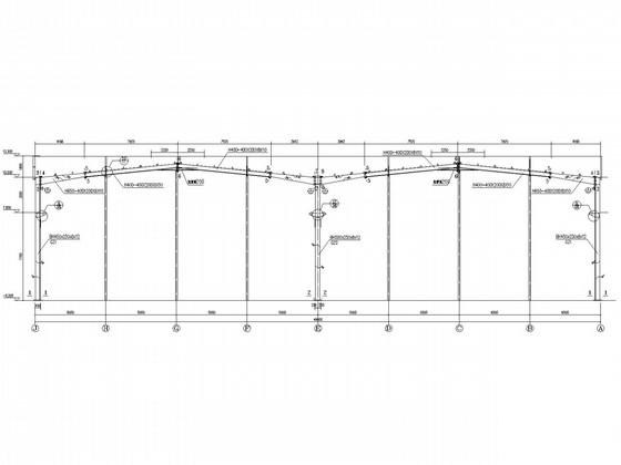 2X24米门式刚架厂房结构CAD施工图纸 - 1