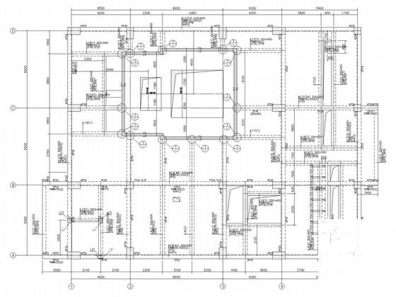 两层框排架主井提升机房结构CAD施工图纸(建施) - 3