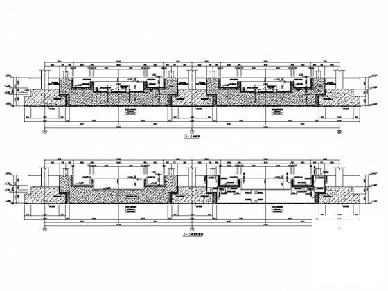100t两层框剪结构钢包炼炉结构CAD施工图纸（建筑图纸） - 3