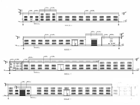 主体1层局部3层轻钢框架结构车间结构CAD施工图纸（建筑） - 5