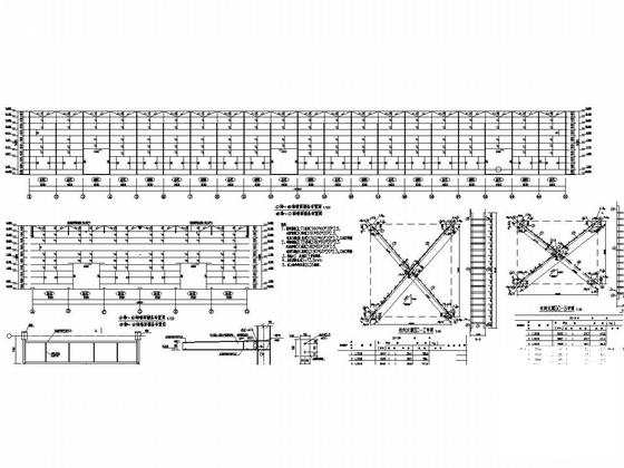 钢结构永磁动力发电机组生产车间及仓库结构CAD施工图纸 - 4