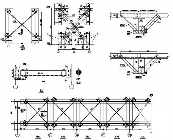 60米跨钢结构制造车间结构CAD施工图纸(吊车梁) - 3