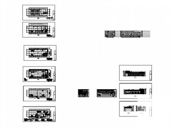 住宅办公服务楼建筑设计方案设计图纸(活动中心) - 4
