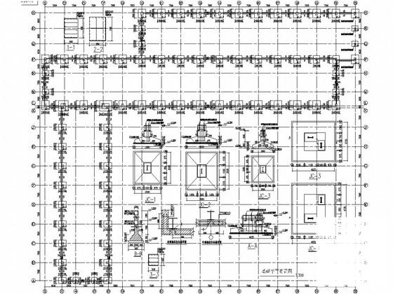门式刚架结构压力容器生产车间及气瓶检验车间结构CAD施工图纸（建筑图纸） - 2