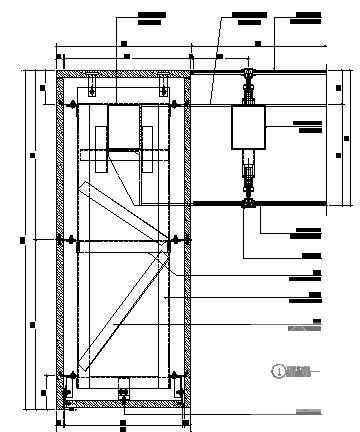 15米钢结构雨蓬结构CAD施工图纸（雨篷计算书） - 2