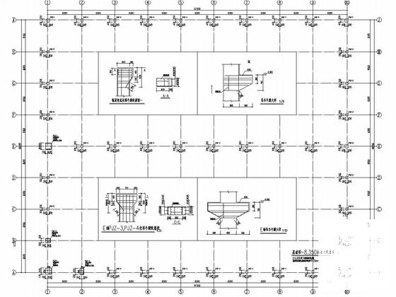 框排架结构研发车间及附件车间和钣金车间结构CAD施工图纸（建筑） - 5